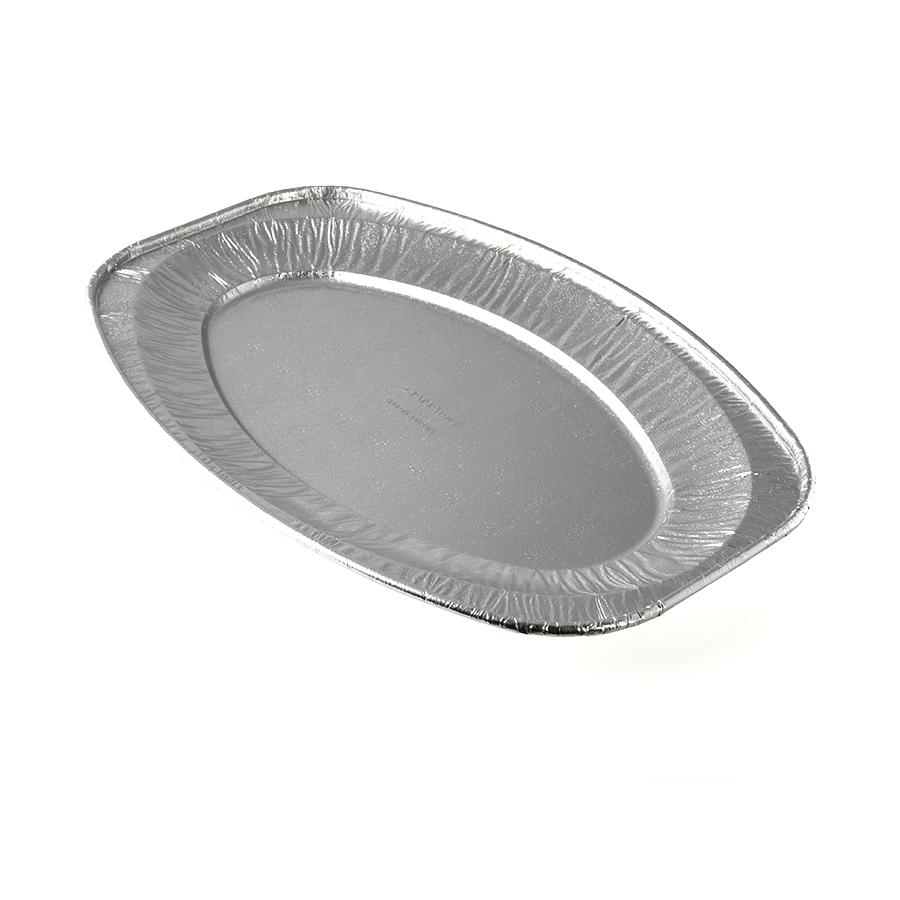 2 Pack 17" Aluminum Oval Foil Platter Serving Tray Oven Safe ST7169 (Parcel Rate)