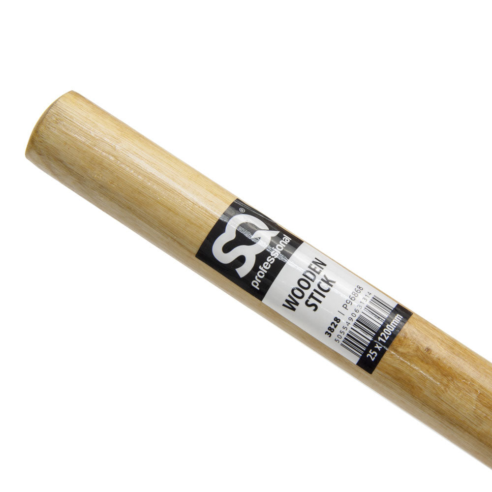 SQ Professional Wooden Stick for Mop / Brush Multipurpose Use 120 WS85 / 3828 (Big Parcel Rate)