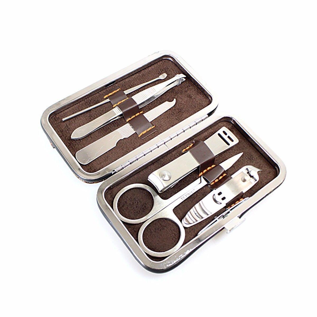 Pocket Size High Quality Designer Nail Care Pedicure Set In Stainless Steel 4159 (Large Letter Rate)