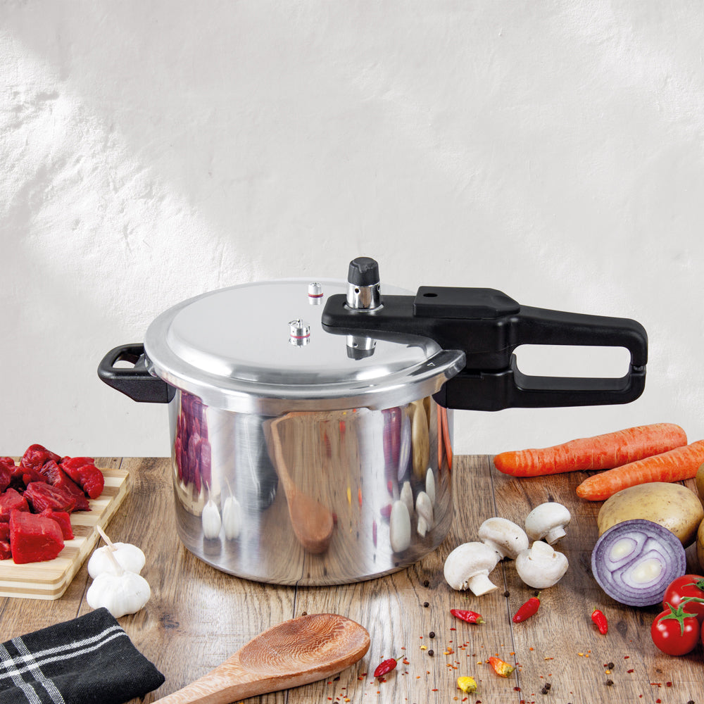 Aluminium Pressure Cooker Stainless Steel 7 Litre 1305 (Big Parcel Rate)p