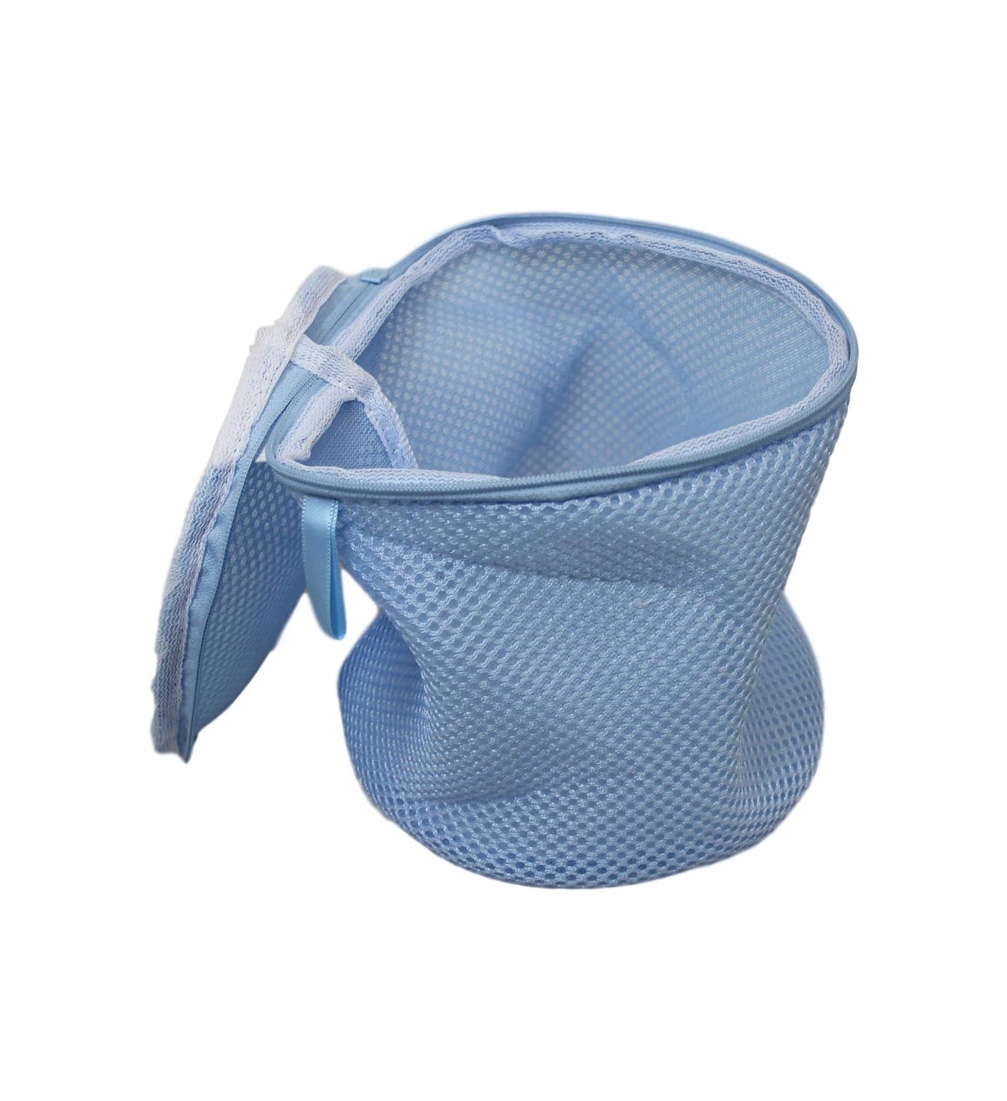 Protective Zipped Round Mesh Washing Laundry Clothes Bag 16 x 16cm Assorted Colours 6089 (Large Letter Rate)