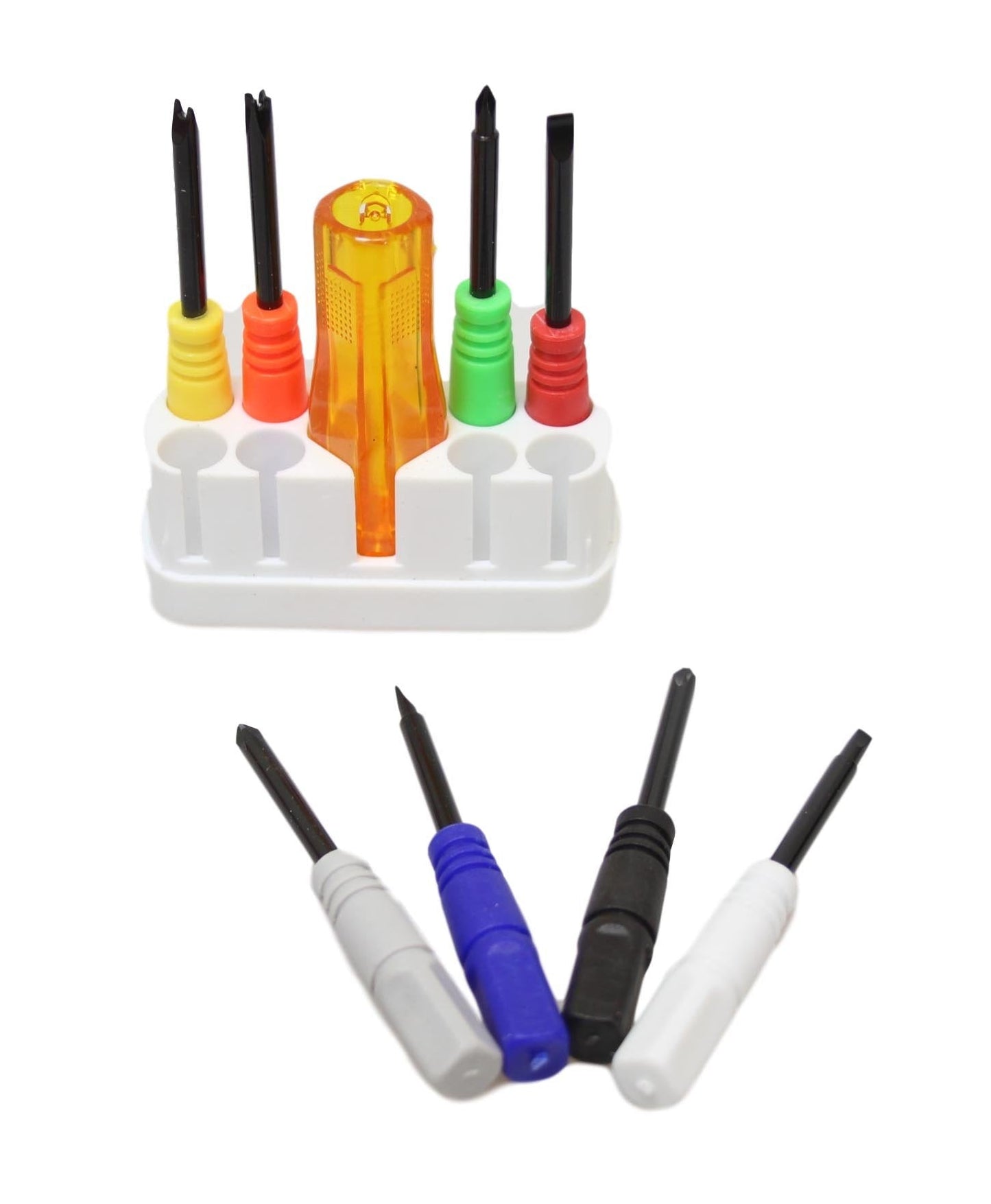 Assorted Precision Screwdriver Set Indoor Outdoor Builders DIY Screw Set 8 Pack 6201 (Parcel Rate)