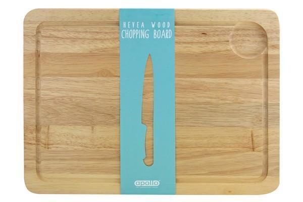 Chef's Meat Chopping Board Food Prep Wooden Chopping Board 40cm x 30cm 9310 A W5 (Parcel Rate)