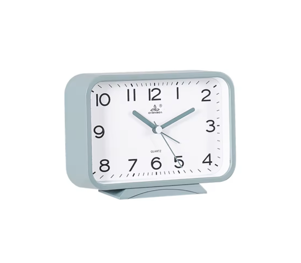 Rectangular Plastic Analogue Alarm Clock 10 x 14.5 x 4.2cm Assorted Colours 7905 (Parcel Rate) (Copy)
