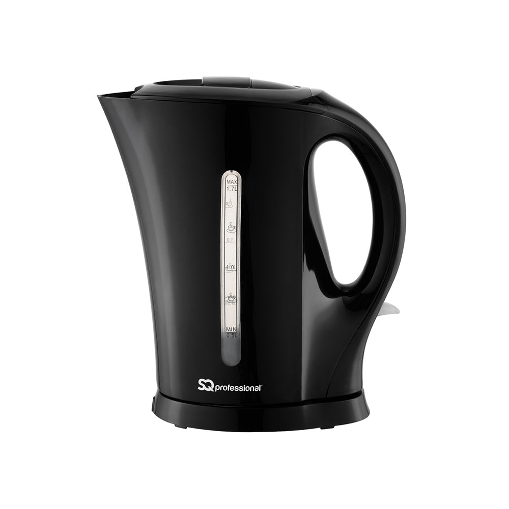 SQ Professional Aquen Fast Boil Cordless Kettle 1.7 Litre 2200W Black (Parcel Rate)