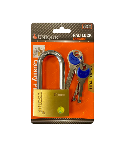 Metal Padlock Security Lock with Keys 50mm 8060 (Parcel Rate)