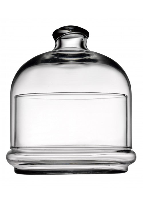 PB Glass Villa Patisserie Serving Bowl Butter Dish with Dome Large 118mm / 505ml 96814 (Parcel Plus Rate)