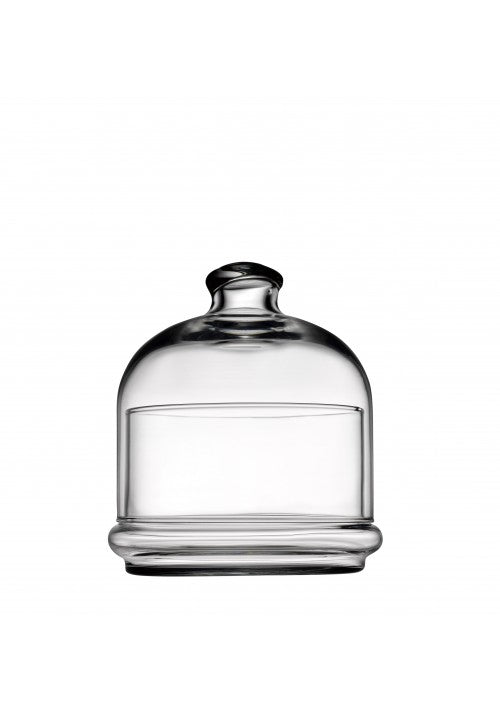 PB Glass Villa Patisserie Serving Bowl Butter Dish with Dome Medium 90mm / 230ml 96966 (Parcel Plus Rate)