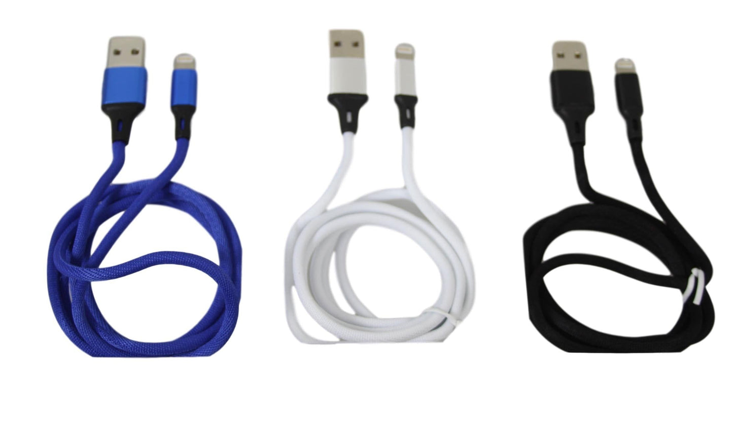 Honyu Phone Charger Cable Micro USB 100cm Assorted Colours 5481 (Parcel Rate)
