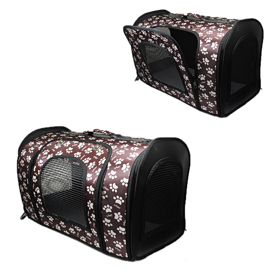 Foldable Pet Dog Cat Animal Carrier Bag 48 x 31.5 x 29cm Assorted Designs 2023 (Parcel Rate)