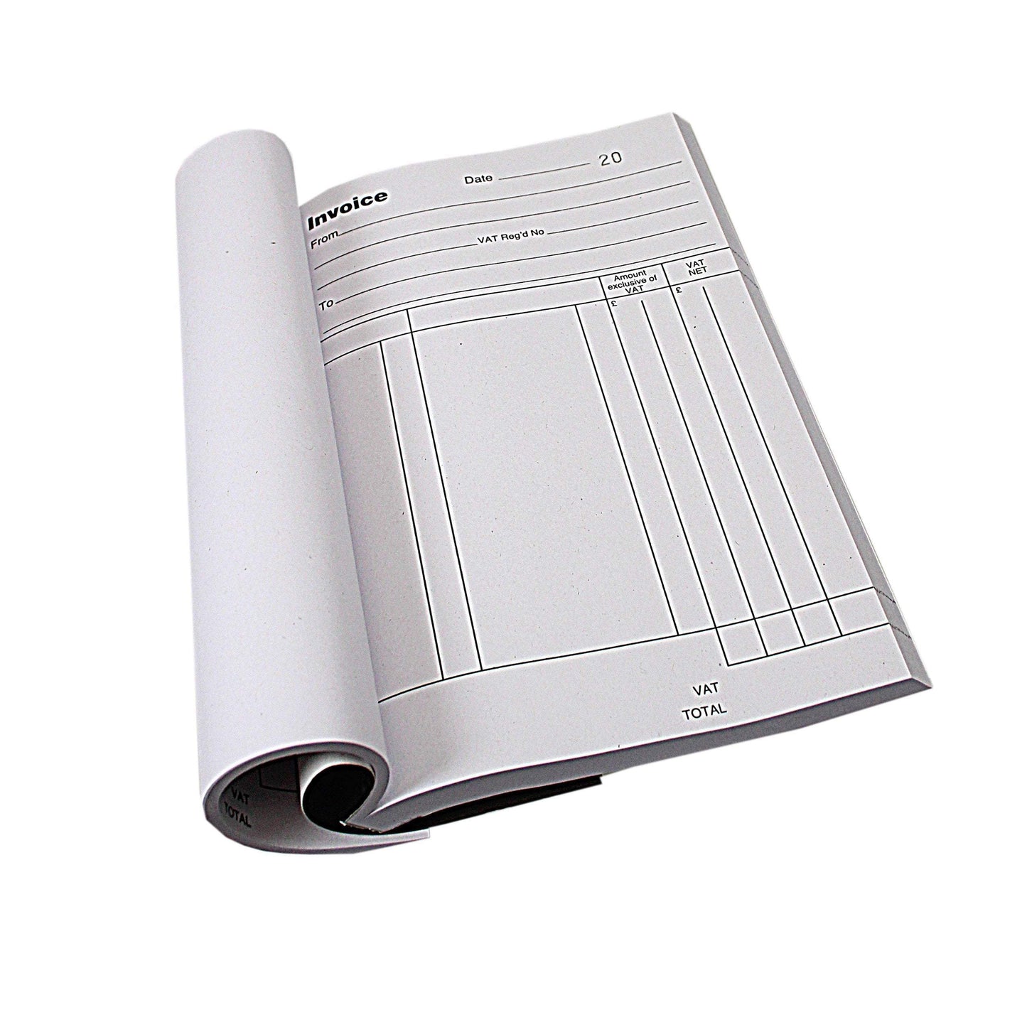 Duplicate Invoice Book Numbers Letters Shop Receipt 1-70 Pages P1019 A (Large Letter Rate)