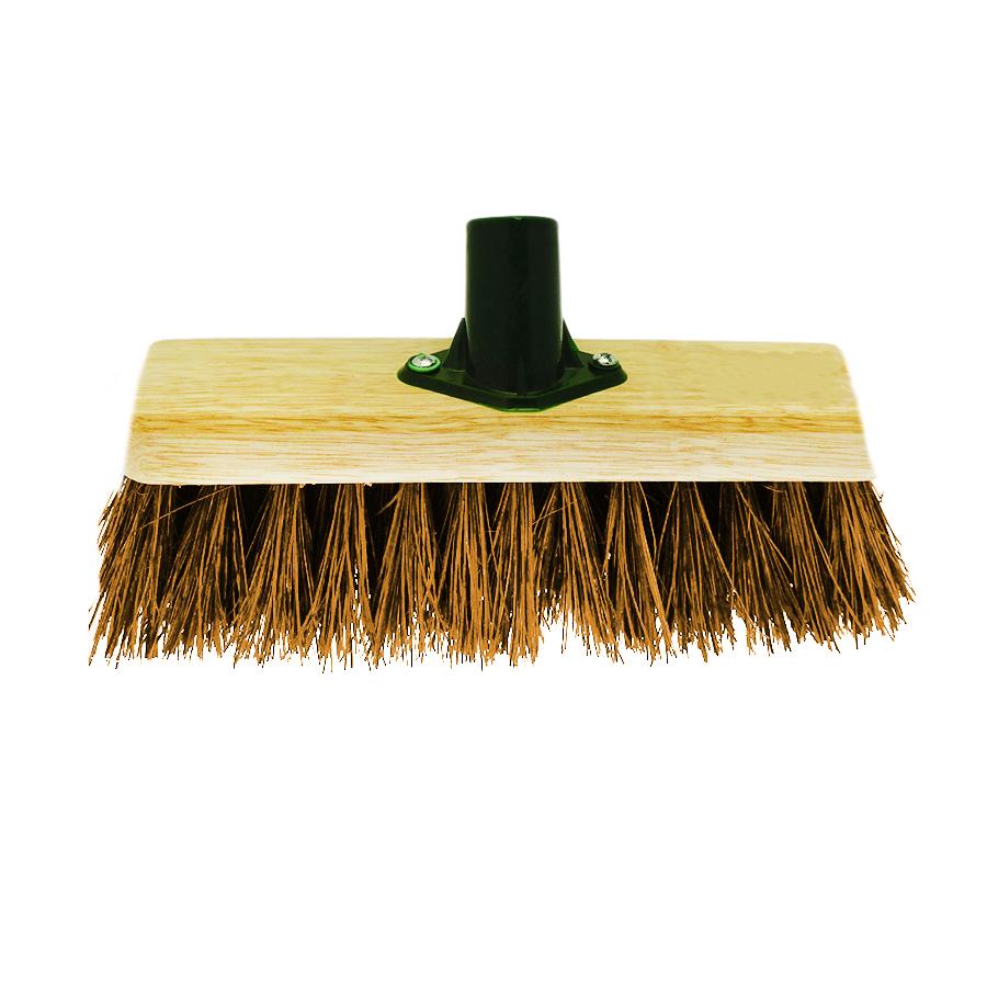 Kingswood 10" Stiff Bassine Wooden Brush Head 51018 (Parcel Rate)