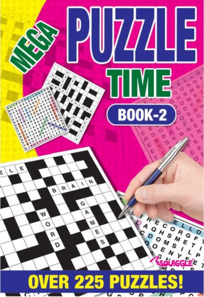 A5 Puzzle Time Book Random Design Sent x 1 P2594 A (Large Letter)