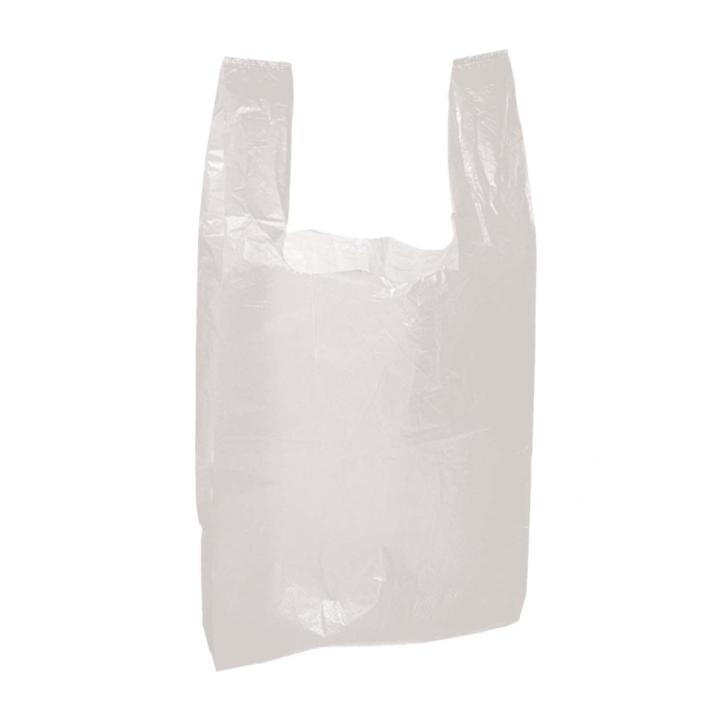 100 Piece Premium Mega Jumbo White Plastic Carrier Shopping Bags 730 x 400 x 600 mm WP13 (Parcel Rate)