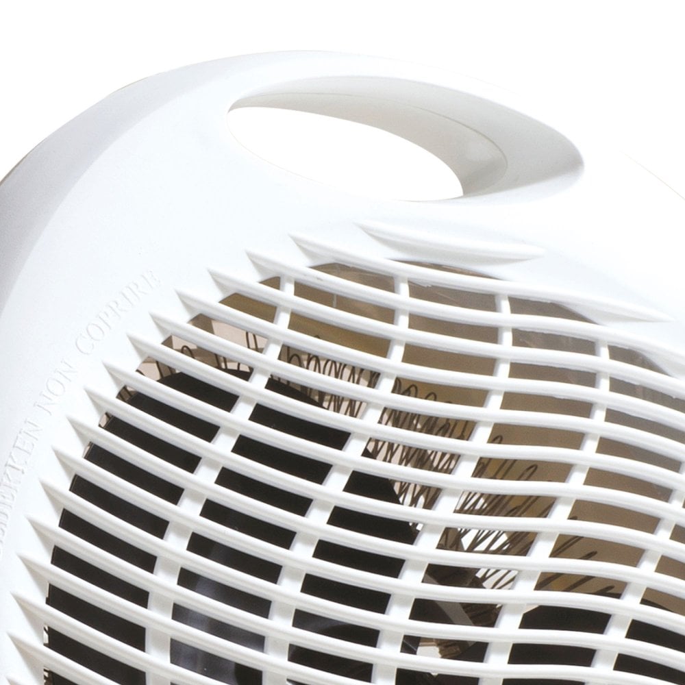 Daewoo Plastic Upright Fan Heater 2000W White HEA1926 A W25 (Parcel Rate)