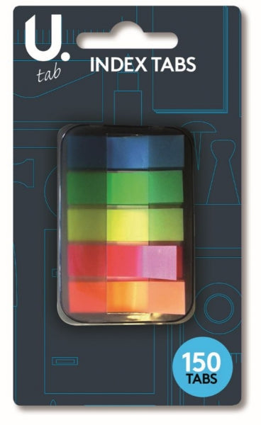 School Office Stationery Index Tabs 150 Tabs Assorted Colours P2358 (Large Letter Rate)