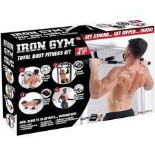 Iron Gym Total Upper Body Workout Perfect For Pull Ups Sit Ups Push Ups & Dips 2371 A W25 (Parcel Rate)