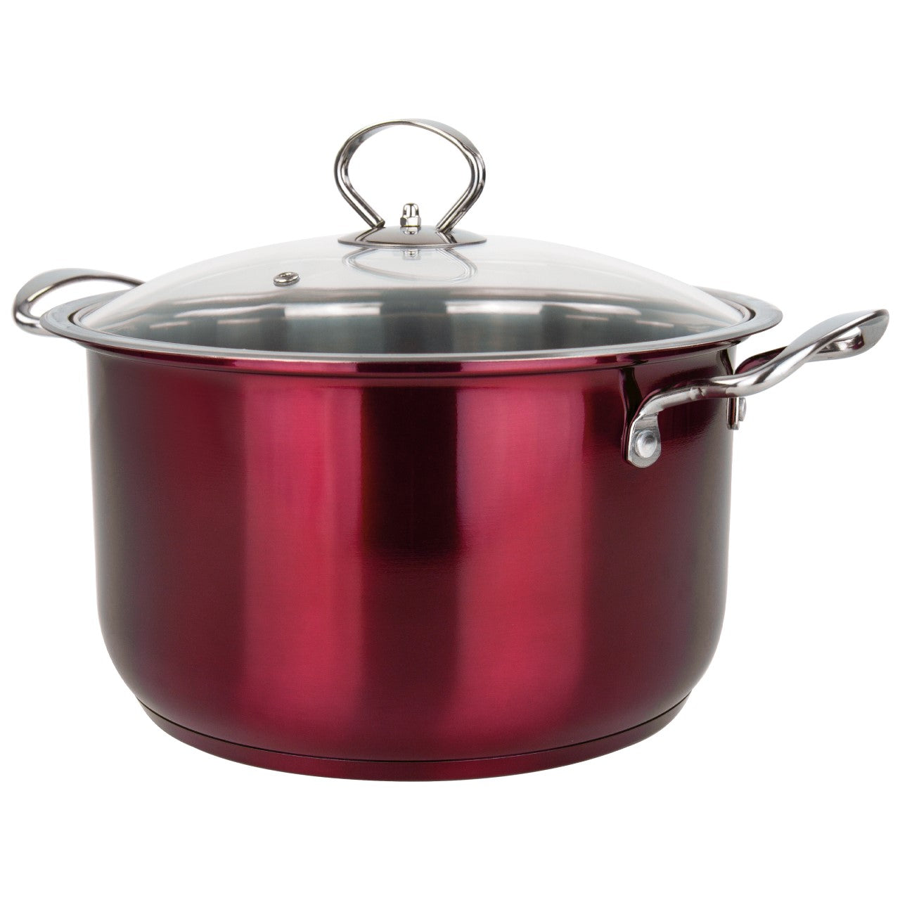 SQ Professional Gems Stainless Steel Stockpot Set of 4 Ruby 18-20-22-24cm 9577 (Big Parcel)