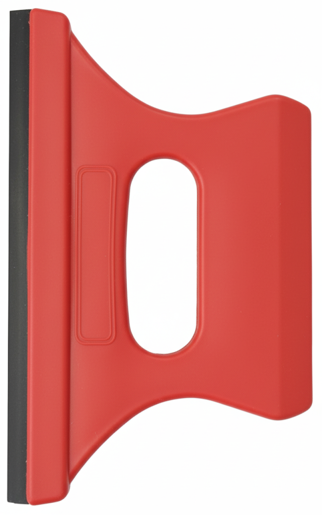 Car Vehicle 2 in 1 Window Ice Frost Scraper and Rain Stain Remover 14 x 8.5cm Assorted Colours 7465 (Large Letter Rate)