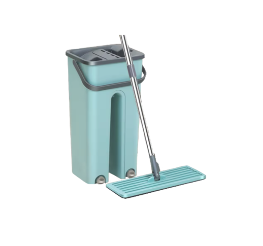 Flat Mop Bucket Set Plastic 5L Assorted Colours 0031 (Big Parcel Rate)