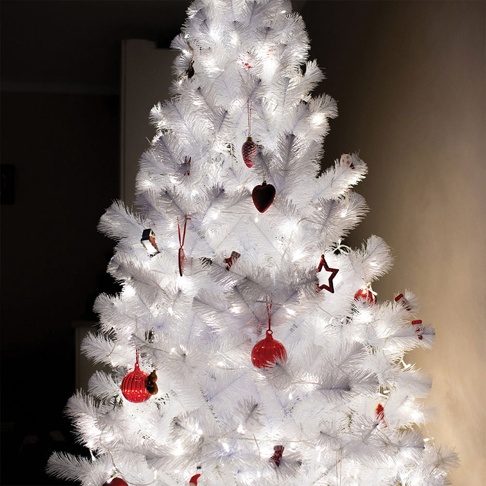 Durane LED Fairy Light String White Wire 25m 300 Bulbs White 10180 (Parcel Rate)