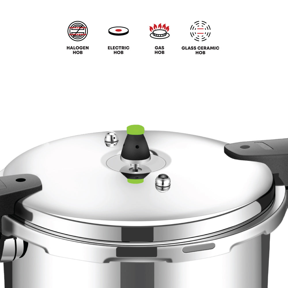 SQ Professional Aluminium Pressure Cooker 18 Litre 10573 (Big Parcel Rate)