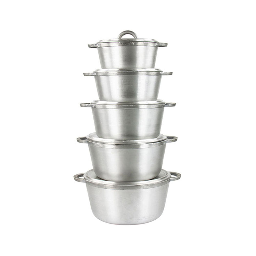 Galaxis Ceres Aluminium Dutch Pot Set of 5 1107 (Big Parcel Rate)
