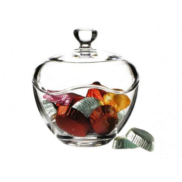 1 Piece Toscana Fancy Glass Candy Bowl In Gift Box 14.5cm x 13cm 98775 A (Parcel Rate)p