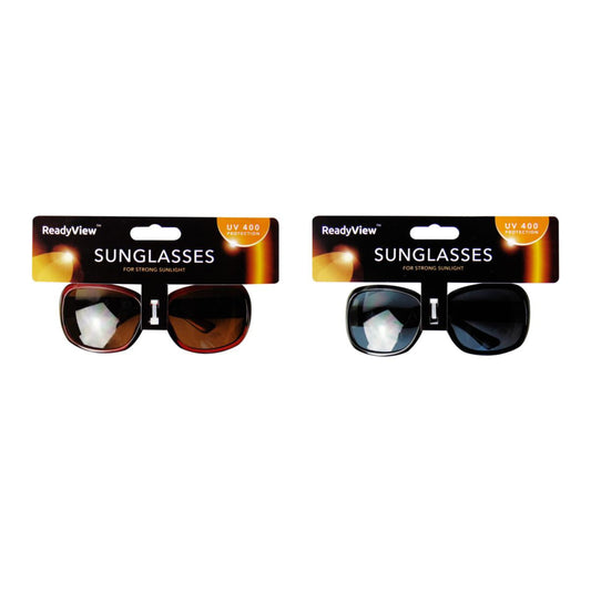 Ladies Sunglasses 2 Designs Black Brown UV400 Protection 320590 (Parcel Rate)