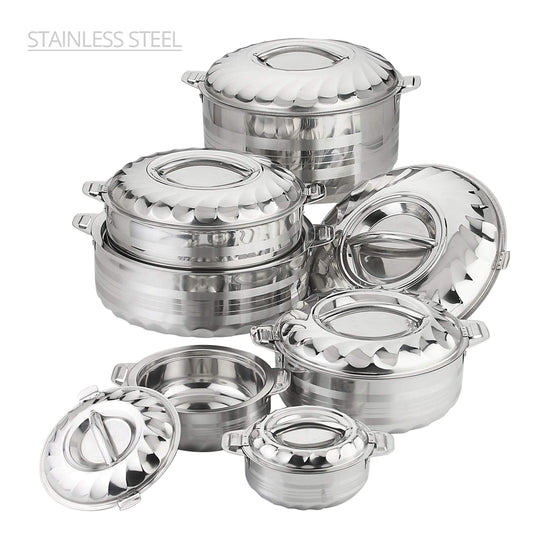 SQ Professional Jumbo Range Contour Stainless Steel Hot Pot Set of 6 3477 (Big Parcel Rate)