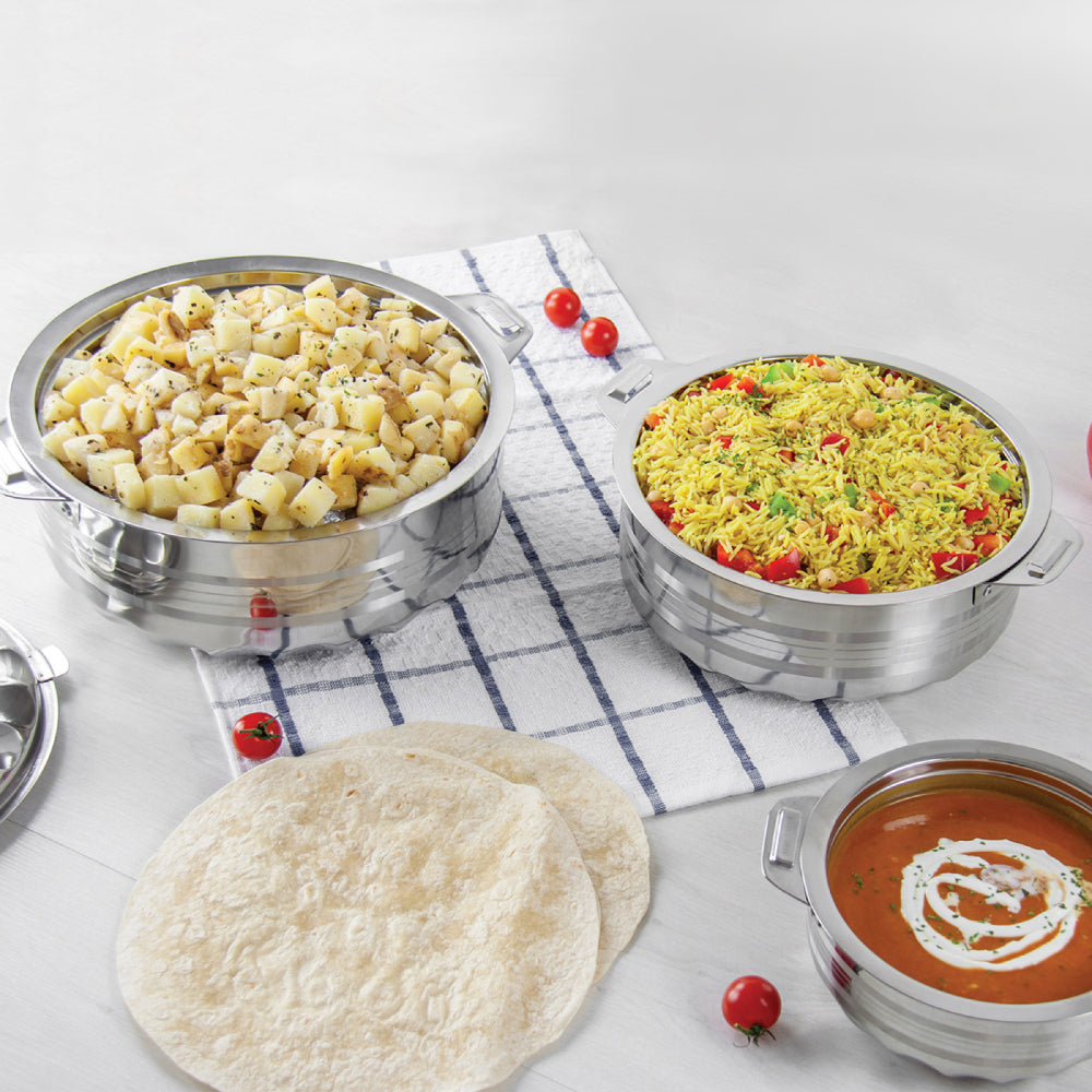 SQ Professional Jumbo Range Contour Stainless Steel Hot Pot Set of 6 3477 (Big Parcel Rate)