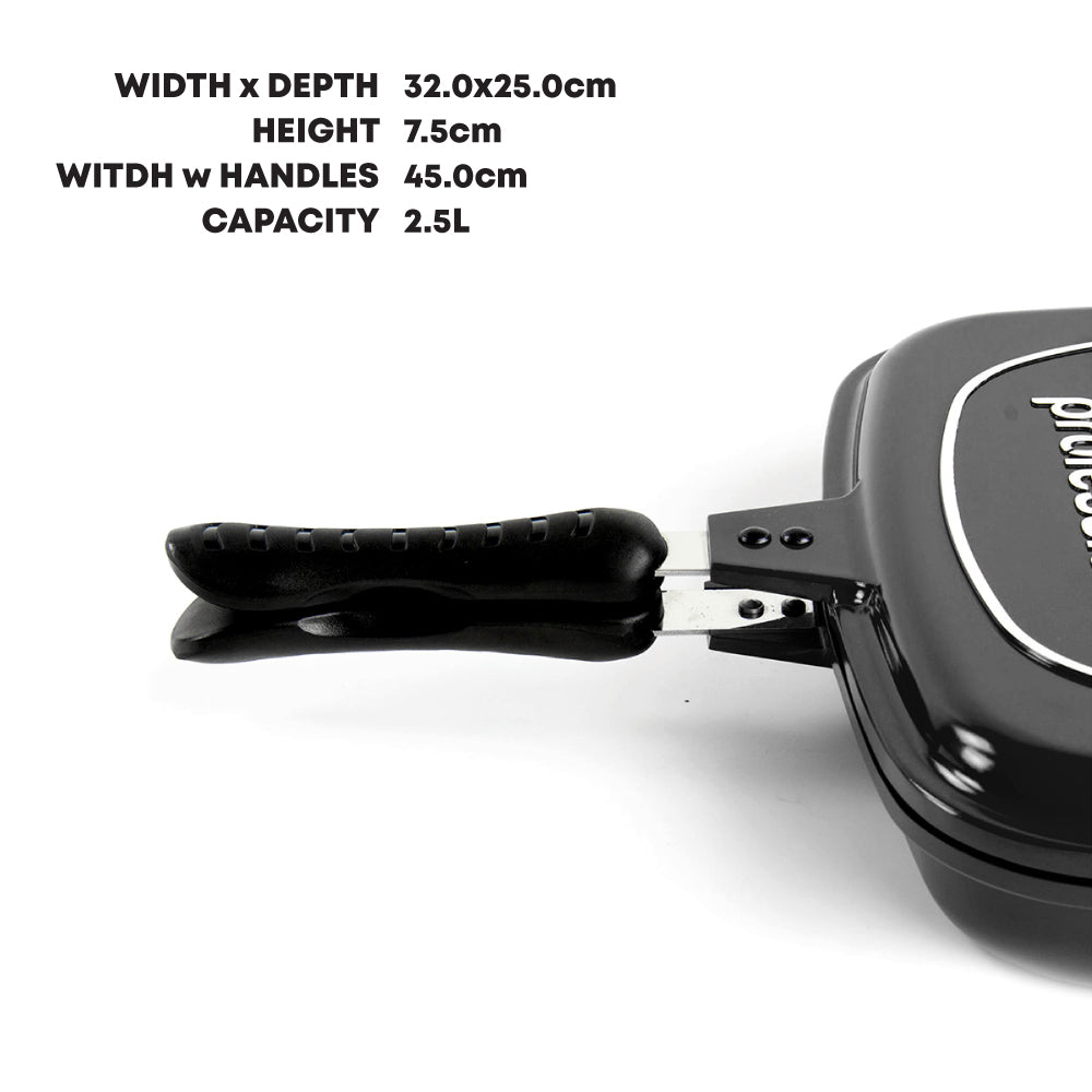 Nea Diecast Magic Pan Black 32cm 4482 (Parcel Rate)