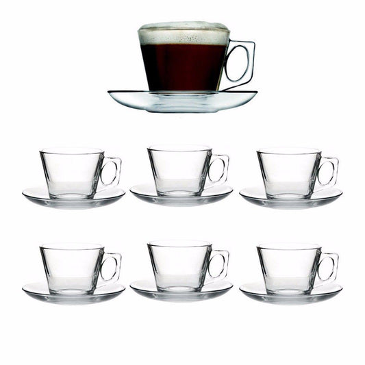 PB Vela Espresso Cups With Saucers 80ml 97301 (Parcel Rate)
