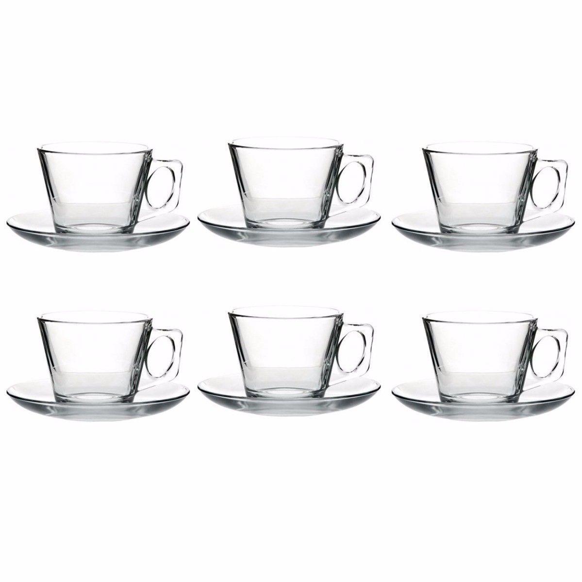 PB Vela Espresso Cups With Saucers 80ml 97301 (Parcel Rate)
