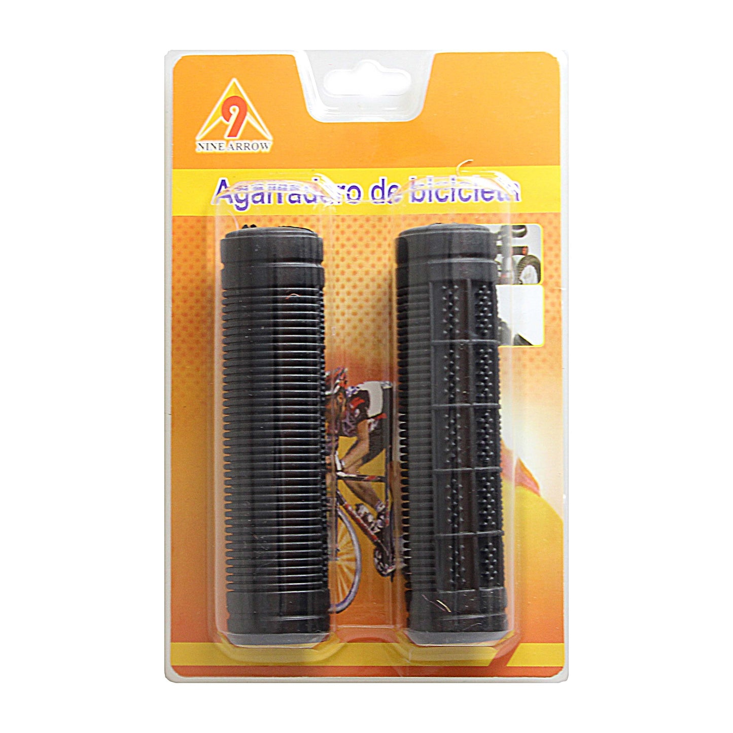Bike Bicycle Rubber Grip Handles Pack of 2 Assorted Colours 1851 (Parcel Rate)