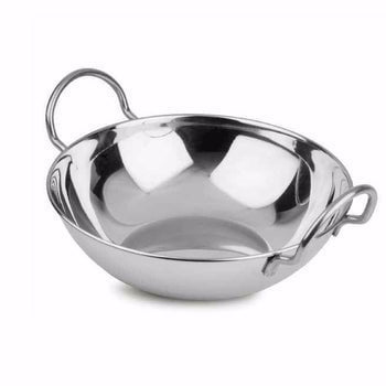 Stainless Steel Indian Curry Food Serving Dish with Handle 17cm ST3007 (Parcel Rate)