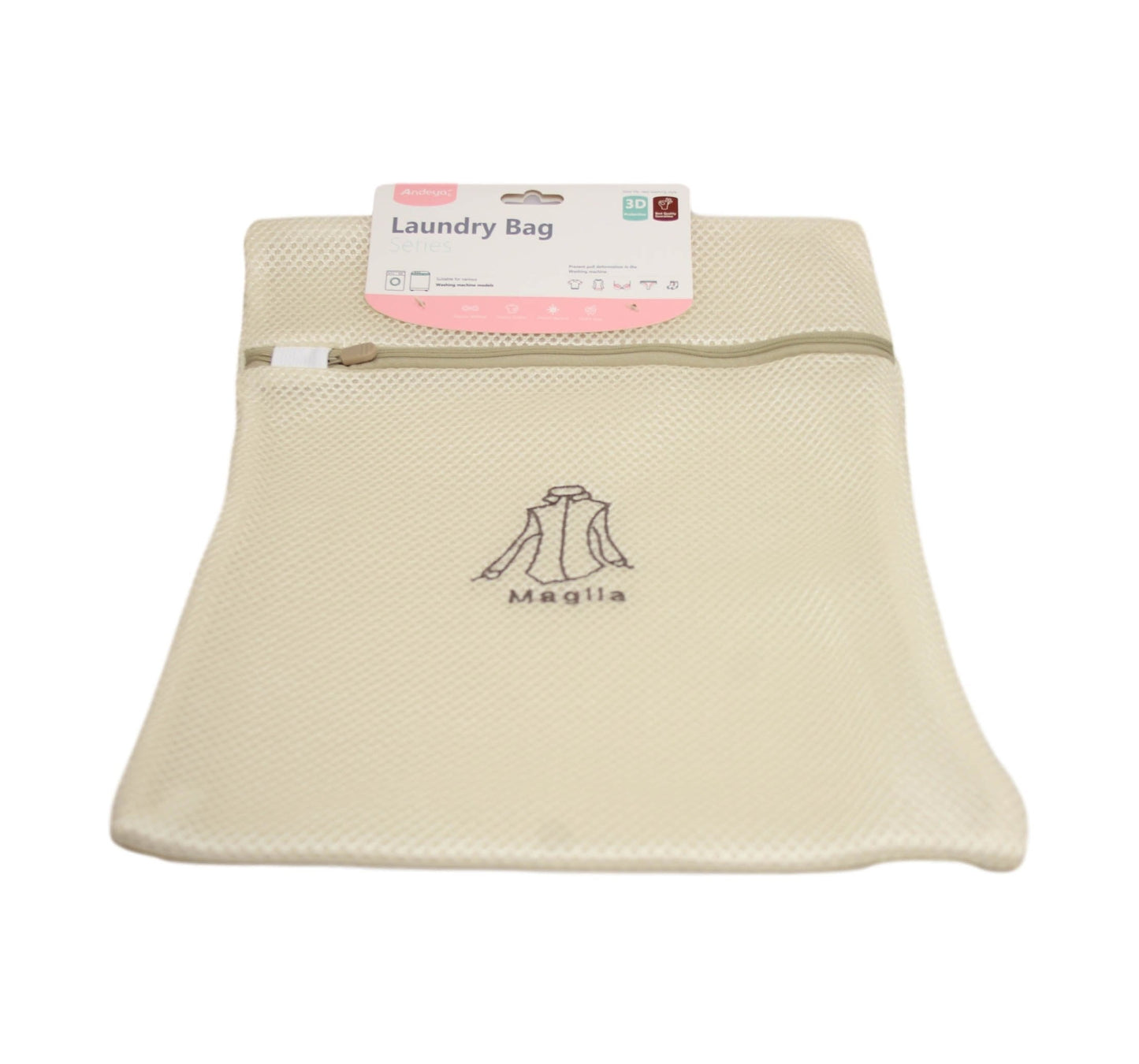 Protective Zipped Mesh Shirt Washing Laundry Clothes Bag 30 x 40cm Assorted Colours 6314 (Large Letter Rate)