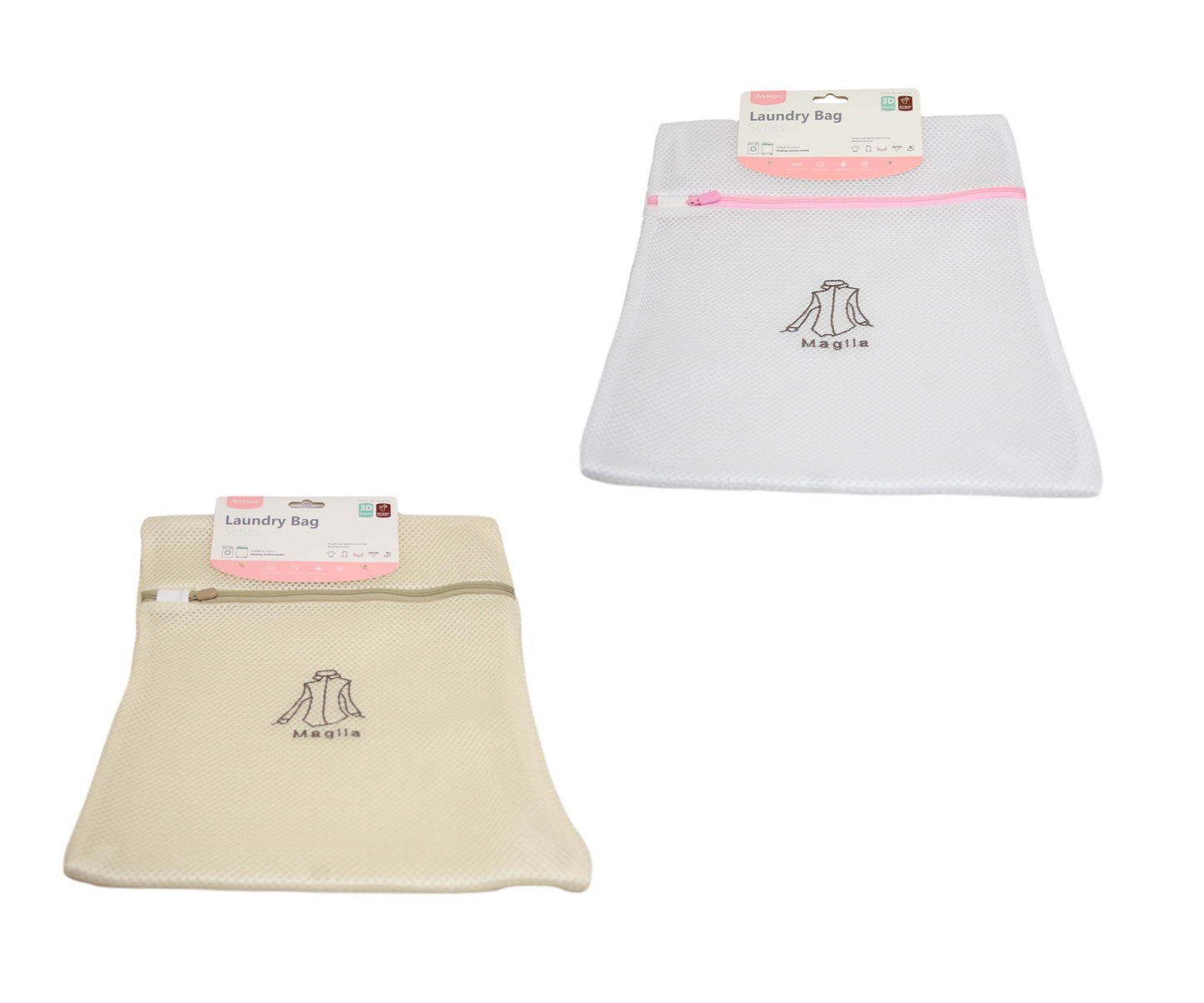 Protective Zipped Mesh Shirt Washing Laundry Clothes Bag 30 x 40cm Assorted Colours 6314 (Large Letter Rate)