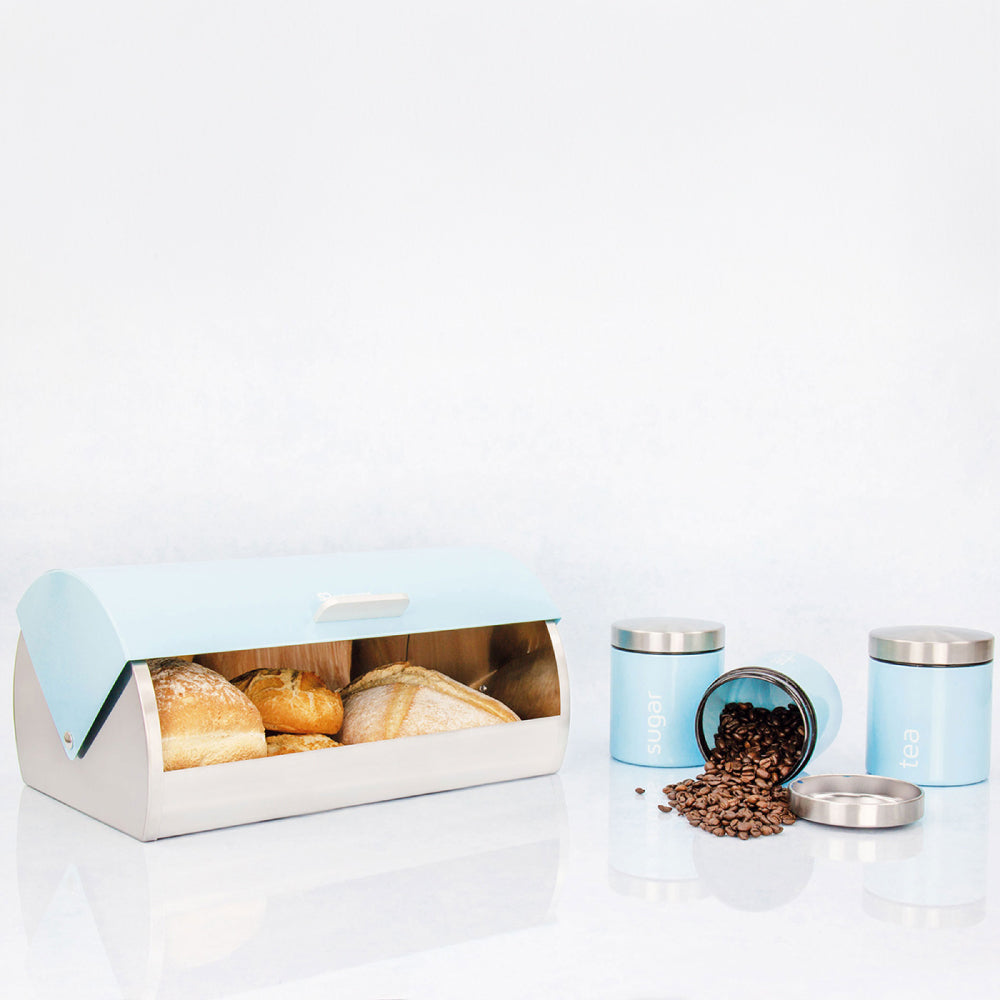 SQ Professional Dainty Metal Bread Bin with 3 Canisters Skyline 2700 / 6731 (Parcel Rate)