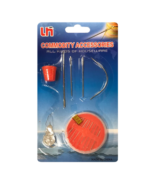 Sewing Kit Needle Set with Thimble 7097 (Parcel Rate)