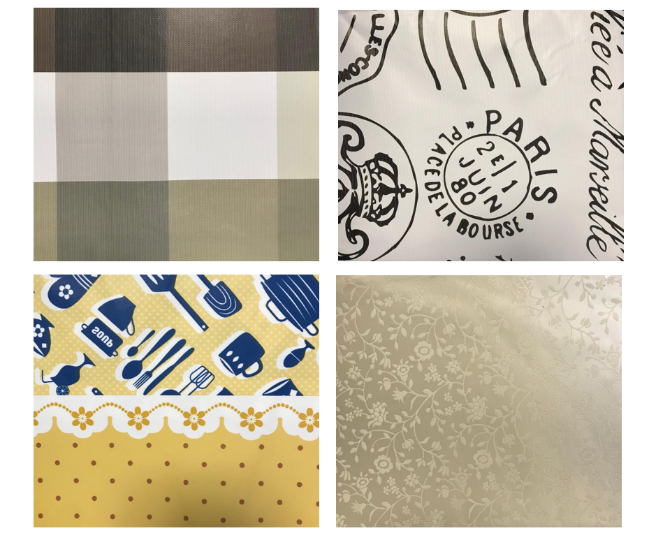 Plastic Kitchen Table Cloth Cover 137 x 183cm Assorted Designs 7345 (Parcel Rate)