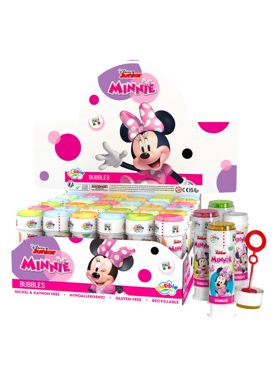 Minnie Mouse Bubble Blowing Fun Indoor Outdoor Bubble Tubs 60ml R42402 (Parcel Rate)
