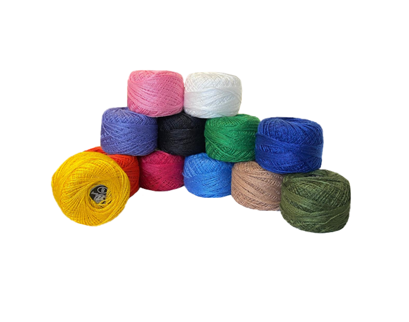 Arts Craft Sewing Thread Twine Ball 20g Assorted Colours 7855 (Parcel Rate)