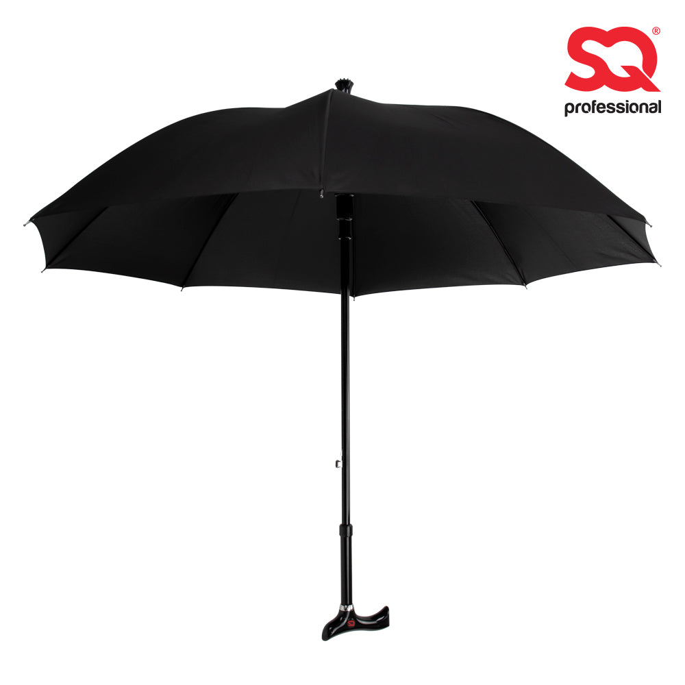 Walking Stick Cane Umbrella 104 cm Black 7925 A (Parcel Rate)