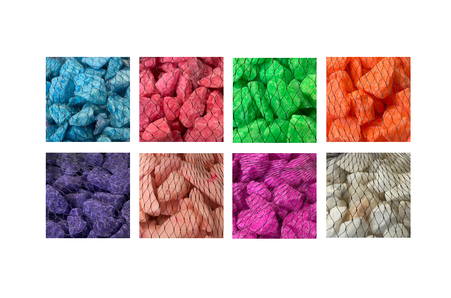 Aquarium Fish Tank Coloured Gravel Sand Stones Rocks Pebbles Terrarium Vivarium  3640 (Large Letter Rate)