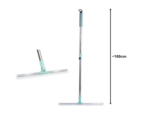 Extendable Swivel Head Window Wiper Bathroom Squeegee with Foam Handle 49 x 62 / 100cm 7970 (Parcel Rate)