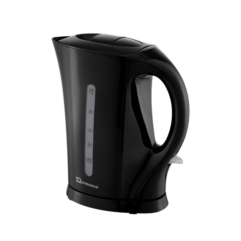 SQ Professional Aquen Fast Boil Cordless Kettle 1.7 Litre 2200W Black (Parcel Rate)