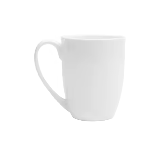 Plain Ceramic Tea Coffee Mug 10.5 x 8cm Assorted Colours 7995 (Parcel Plus Rate)