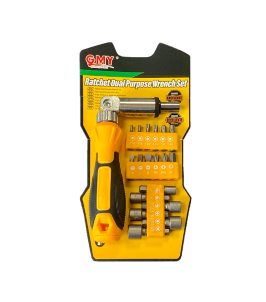 Multipurpose Ratchet Screwdriver Wrench Socket Tools Set 13.5cm 8036 (Parcel Rate)