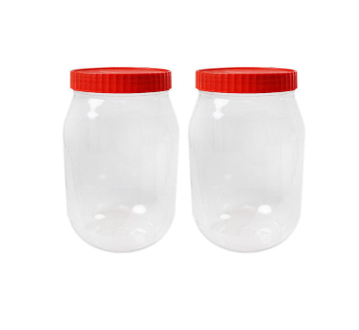 Plastic Kitchen Pet Food Storage Jar 1000ml Pack of 2 90053 (Parcel Rate) (Copy)